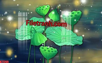 File tranh File tranh gốc dán tường hươu nai sừng K77269 (ảnh gốc) sắc nét hoàn hảo