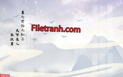 File tranh File tranh gốc dán tường hươu nai sừng K77314 (gốc) chủ đề thành phố