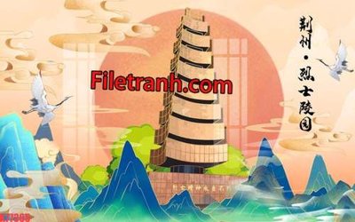 Tải file File tranh gốc dán tường hươu nai sừng K77365 (gốc) làm file tranh quảng cáo