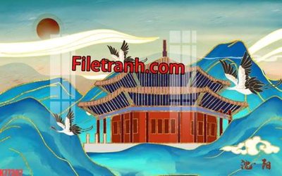 File gốc File tranh gốc dán tường hươu nai sừng K77367 (AI/EPS) cho in ấn