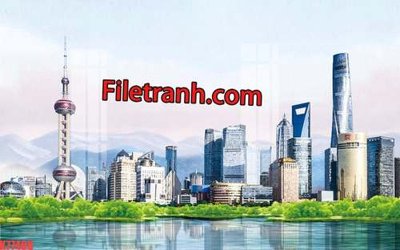 Hình ảnh file gốc in trần nhà File tranh gốc dán tường hươu nai sừng K77408