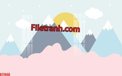 Download file gốc File tranh gốc dán tường hươu nai sừng K77448 (in lụa) tranh 3D