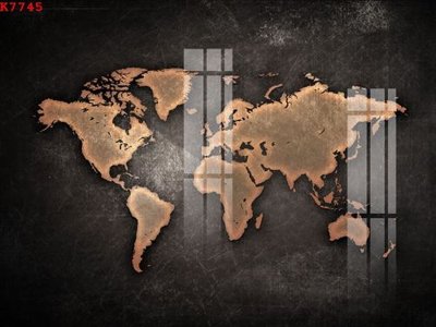 File tranh File gốc in tranh tổng hợp K7745 (gốc) phong cách tối giản