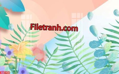 File gốc File tranh gốc dán tường hươu nai sừng K77455 (phong cách) châu Âu