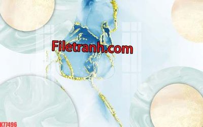 Tải file PSD File tranh gốc dán tường hươu nai sừng K77496 (nguyên layer) để in