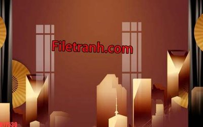 Tải file gốc File tranh gốc dán tường hươu nai sừng K77530 dùng cho in ấn