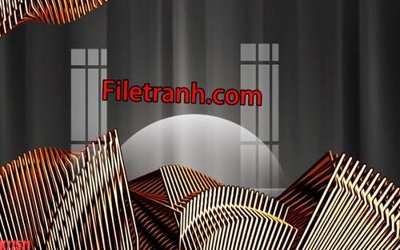 File PSD File tranh gốc dán tường hươu nai sừng K77571 (bản gốc) chất lượng nhất