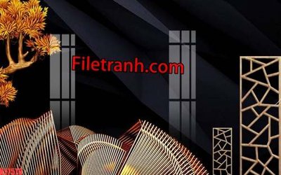 File tranh File tranh gốc dán tường hươu nai sừng K77576 (gốc) chủ đề trừu tượng