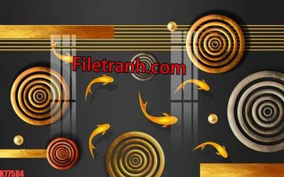 Tải file File tranh gốc dán tường hươu nai sừng K77584 (ảnh gốc) file AI/EPS