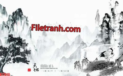 File in ấn File tranh gốc dán tường hươu nai sừng K77619 (bản gốc) chất lượng cao