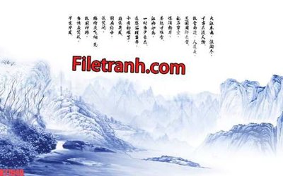 File in lụa File tranh gốc dán tường hươu nai sừng K77640 (hoa văn) File tranh gốc dán tường hươu nai sừng K77640