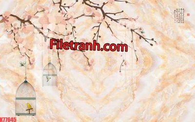 File tranh in trần File tranh gốc dán tường hươu nai sừng K77645 (ảnh gốc siêu nét)