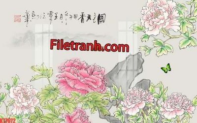 Tải file gốc File tranh gốc dán tường hươu nai sừng K77672 (in khổ lớn) quảng cáo