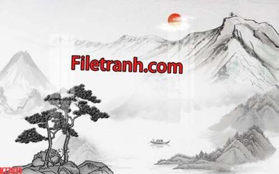 Tải file gốc File tranh gốc dán tường hươu nai sừng K77674 (in khổ lớn) không mờ