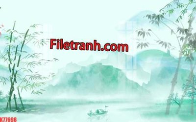 Download file File tranh gốc dán tường hươu nai sừng K77698 (gốc) cho xưởng in