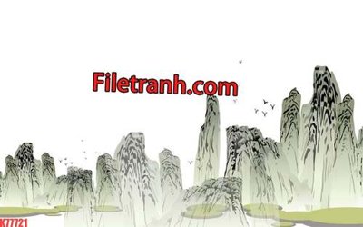 File gốc File tranh gốc dán tường hươu nai sừng K77721 (in tráng gương) sang trọng