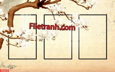 File tranh File tranh gốc dán tường hươu nai sừng K77724 (gốc) in film