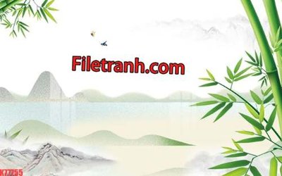 File in ấn File tranh gốc dán tường hươu nai sừng K77755 chuyên nghiệp