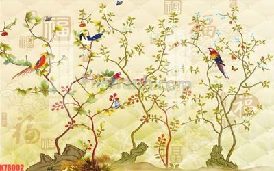 File gốc File tranh gốc dán tường đẹp K78002 (vector) cho in ấn