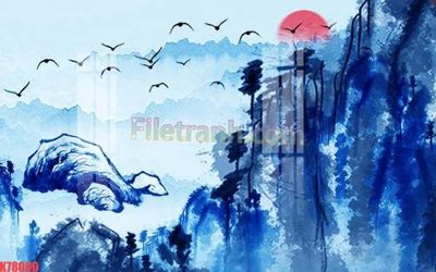 Tải file File tranh gốc dán tường đẹp K78060 (gốc) chủ đề tôn giáo