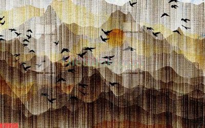 File PSD File tranh gốc dán tường đẹp K78069 (gốc) cho in quảng cáo