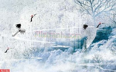 File gốc File tranh gốc dán tường đẹp K78076 (in lụa) hoa văn cổ điển