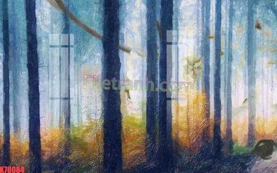 File in ấn File tranh gốc dán tường đẹp K78084 chuyên nghiệp