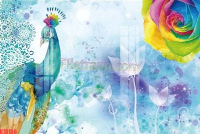 File in trần File tranh gốc dán tường đẹp K78156 (bản gốc) 5D