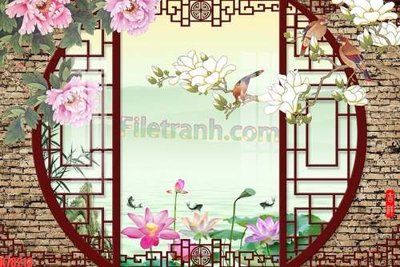 Tải file File tranh gốc dán tường đẹp K78213 (gốc) in ấn chất lượng