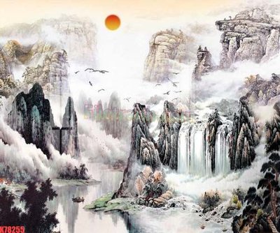 File tranh File tranh gốc dán tường đẹp K78255 (gốc) in backlit film