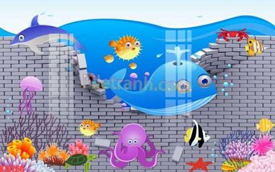 Hình ảnh gốc File tranh gốc dán tường đẹp K78260 (để in khổ lớn)