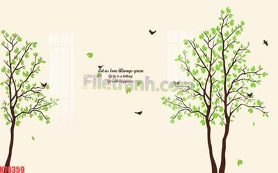 Tệp tin gốc File tranh gốc dán tường đẹp K78359 (dùng cho in) File tranh gốc dán tường đẹp K78359