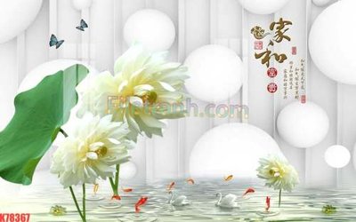 Ảnh gốc File tranh gốc dán tường đẹp K78367 (nét căng) in mica