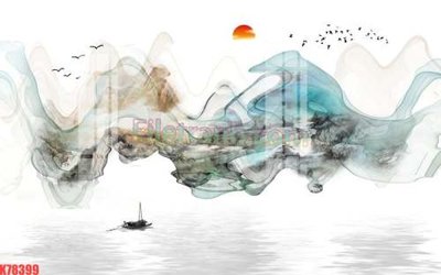 File ảnh File tranh gốc dán tường đẹp K78399 (gốc) in biển hiệu