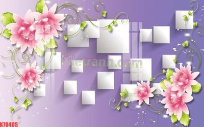 File gốc File tranh gốc dán tường đẹp K78405 (in tráng gương) ốp tường