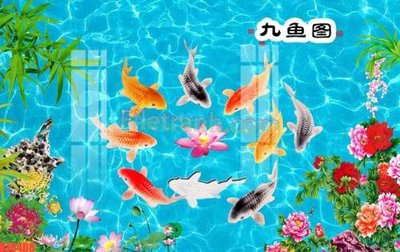 File gốc File tranh gốc dán tường đẹp K78408 (in tráng gương) nghệ thuật