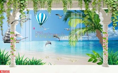 File in trần File tranh gốc dán tường đẹp K78414 (file gốc) chủ đề vũ trụ