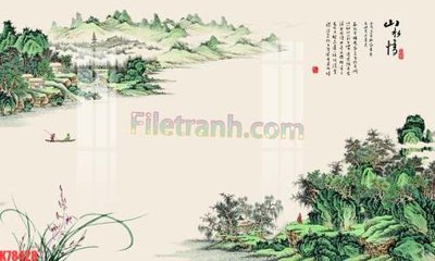 File in trần File tranh gốc dán tường đẹp K78428 (bản gốc) 5D