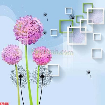 Ảnh gốc File tranh gốc dán tường đẹp K78478 (độ nét cao) in mica