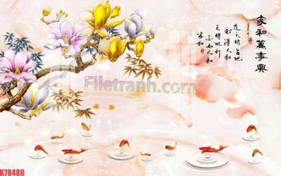Cung cấp file tranh gốc File tranh gốc dán tường đẹp K78480 độc quyền
