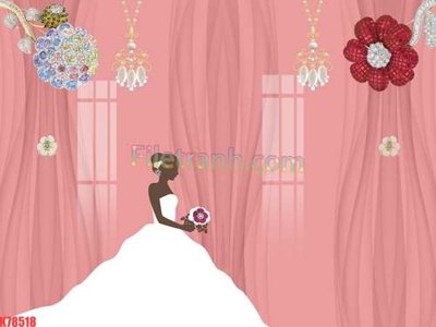 Tải file tranh gốc File tranh gốc dán tường đẹp K78518 chất lượng cao