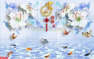 File tranh File tranh gốc dán tường đẹp K78529 (file gốc) chuẩn màu in