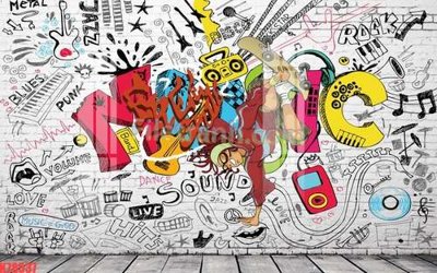 File gốc File tranh gốc dán tường đẹp K78537 (cho in UV) siêu nét