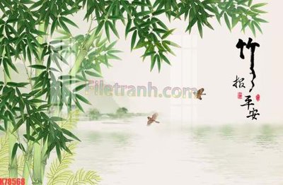 Tải file File tranh gốc dán tường đẹp K78568 (ảnh gốc) in gạch 3D