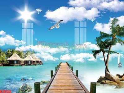 File gốc in tráng gương File tranh gốc dán tường đẹp K78569 chi tiết