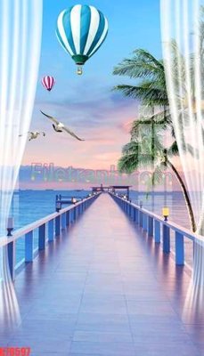 Hình ảnh file gốc File tranh gốc dán tường đẹp K78597 cho in UV