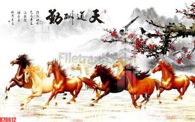 Download file File tranh gốc dán tường đẹp K78612 (chất lượng in ấn)