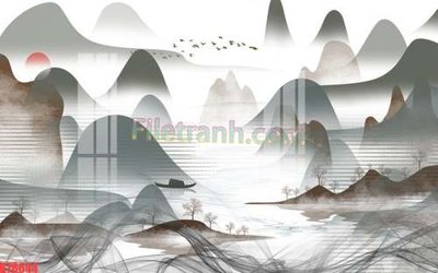 File in trần File tranh gốc dán tường đẹp K78644 (bản gốc) hoa văn