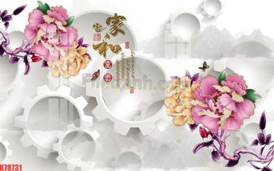 File in ấn File tranh gốc dán tường đẹp K78731 (bản gốc) chất lượng cao