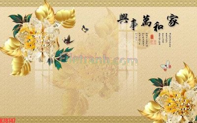 File gốc File tranh gốc dán tường đẹp K78747 (in lụa) cao cấp